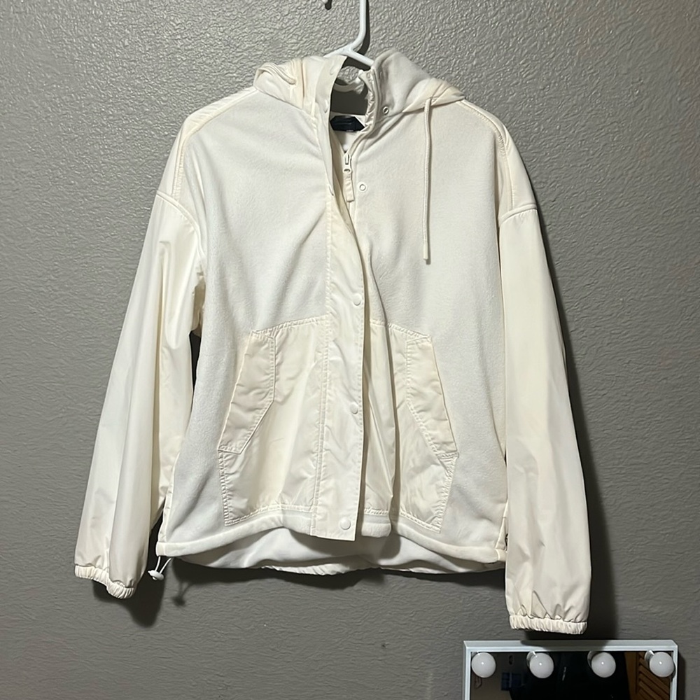 White sweatshirt